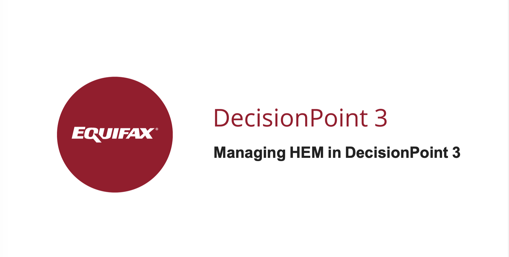 DecisionPoint 3 Docs and Training programs
